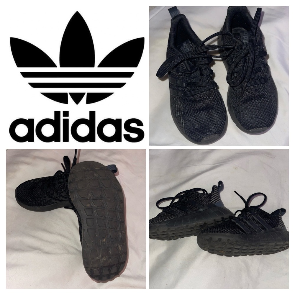 🦋0041 Adidas size 11K boys black adidas🦋